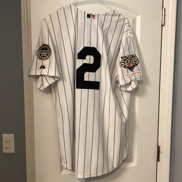 NYY Derek Jeter 2009 World Series Champions Jersey - Picture 4 of 8